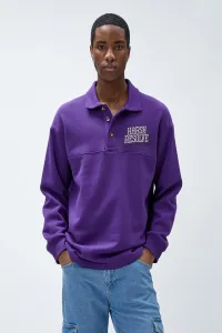 Koton Men's Eggplant Purple Sweatshirt