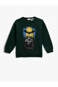 Koton Batman Sweatshirt Licensed Long Sleeve Crew Neck #5072252