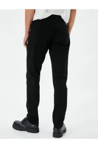 Koton 4wam40031nd 999 Black Men's Cotton Denim Basic Trousers #7695199