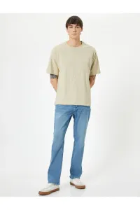 Koton Straight Fit Pique Jeans - Mark Jeans