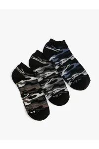 Koton 3-Piece Camouflage Socks Booties Multi Color