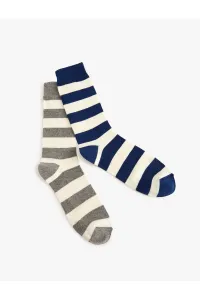 Koton Set of 2 Multicolored Striped Socks