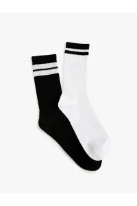 Koton Set of 2 Socks with Multicolored Stripes