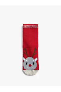 Koton Christmas Themed Terry Socks