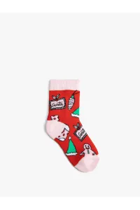 Koton Christmas Themed Terry Socks #5634761