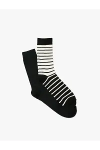 Koton Striped 2-Pack Socks Set Multicolor