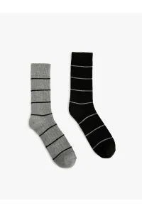 Koton Striped 2-Pack Socks Set Multicolor #9311525