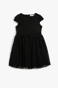 Koton Girl's Black Dress #8494284