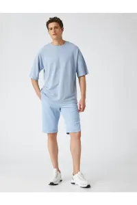 Koton Men's Adult Light Blue Shorts