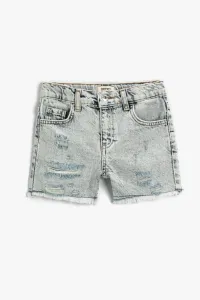 Koton Ripped Detailed Mini Denim Shorts Cotton #5304759