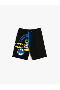 Koton Shorts Batman Printed Licensed Cotton Tied Waist #6294602