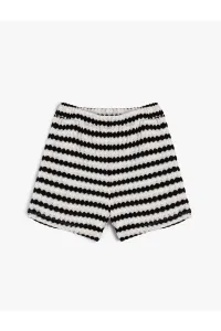 Koton Crochet Shorts. Elastic Waist