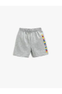 Koton Printed Elastic Waist Shorts #5227585