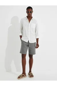 Koton Shorts - Gray - Normal Waist #6916371
