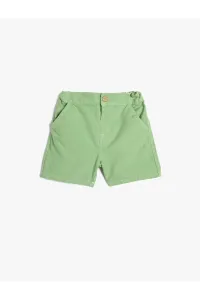 Koton Shorts with Elastic Waist Basic Pocket Cotton
