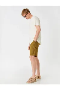 Koton Shorts - Khaki - Normal Waist