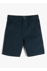 Koton Normal Waist Normal Boys' Navy Blue Shorts 3skb40022tw #6181413