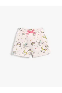 Koton Shorts - Pink - Normal Waist #4978431