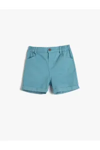 Koton Shorts - Blue - Normal Waist #6430636