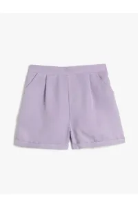 Koton The shorts have an elasticated waist, Modal Fabric, Pocket Pleat Detailed
