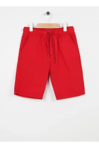 Koton Tie Waist Normal Boy's Red Shorts 3skb40019tw