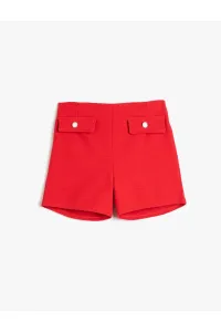 Koton Tweed Shorts With Ornamental Pocket Cotton #7303292