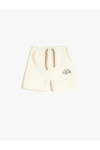 Koton Shorts Linen-Mixed with Tie Waist, Pockets