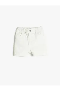 Koton Jeans Shorts with Pocket, Cotton and Elastic Waist