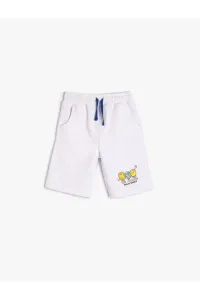 Koton Smileyworld® Shorts Licensed Tie Waist Pocket Cotton