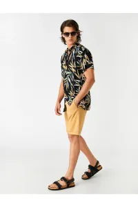 Koton Shorts - Yellow - Normal Waist #5077915