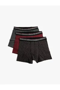 Koton Boxer Shorts - Black - 3 pcs #5080237