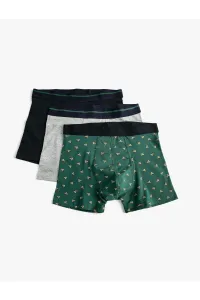 Koton 3-Pack Boxer Set with Bee Print