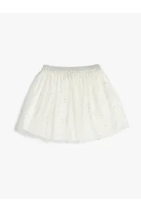 Koton Tutu Skirt with Glitter Lined, Elastic Waist