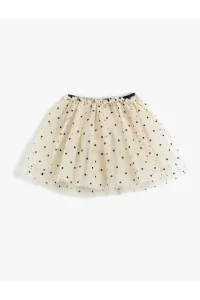 Koton Tutu Skirt with Polka Dots Elastic Waist