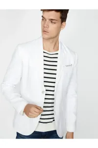 Koton Jacket - White - Regular fit #4758235