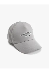 Koton Cap Hat Slogan Embroidered Cotton