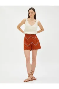 Koton Ethnic-Look Shorts With Stones