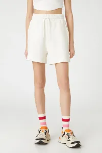 Koton Basic Shorts with Lace-Up Waist, Relaxed Fit