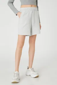 Koton Basic Shorts with Lace-Up Waist, Relaxed Fit