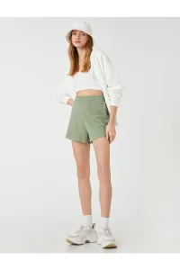Koton Relaxed-Cut Shorts. The waist is thick, elasticized