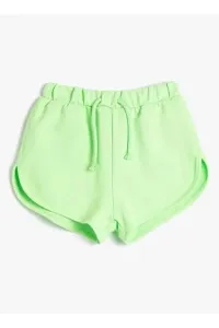 Koton Tie Waist Normal Green Girls' Shorts 3skg40058ak #6314200