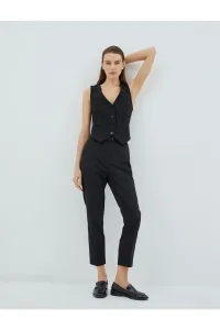 Koton Belt Detailed Cigarette Trousers with Pockets