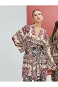 Koton Ethnic Patterned Kimono Waist Sash Detailed #7824684