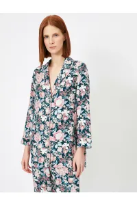 Koton Floral Patterned Detailed Pajama Top