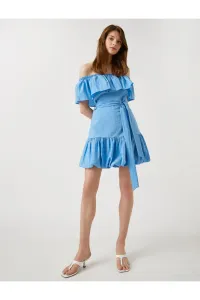 Koton šaty - modré - Košeľové šaty