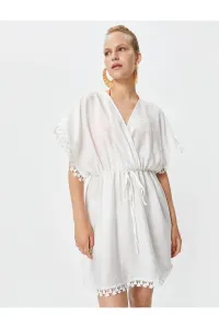 Koton Şahika Ercümen X Cotton - Tie Waist Detail Mini Dress #7851715