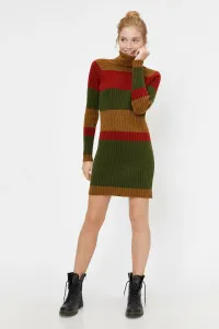 Koton Women's Green Striped Dress #5162061