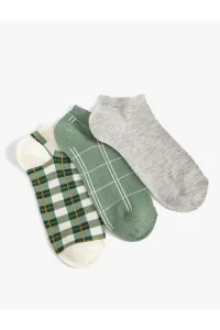 Koton Plaid 3-pack Bootie Socks Set