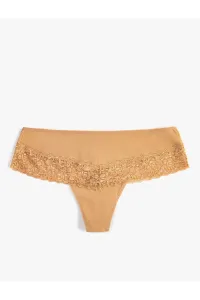 Koton Hipster Panties Cotton Edges with Lace Detail