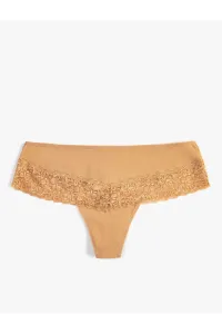 Koton Hipster Panties Cotton Edges with Lace Detail